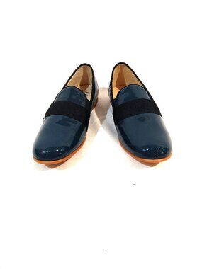 Manelli Girls Shoes Size 11.5 USA 29 EU New Loafers Slip On Flats Navy Blue Colo